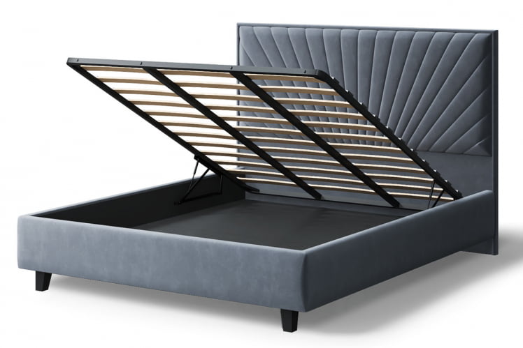 Кровать Леона, 2000кс1600мм, серый / 2000x1600мм,_3