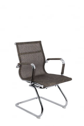 Кресло для посетителей Опера CФ сетка Коричневый / Opera CF_1