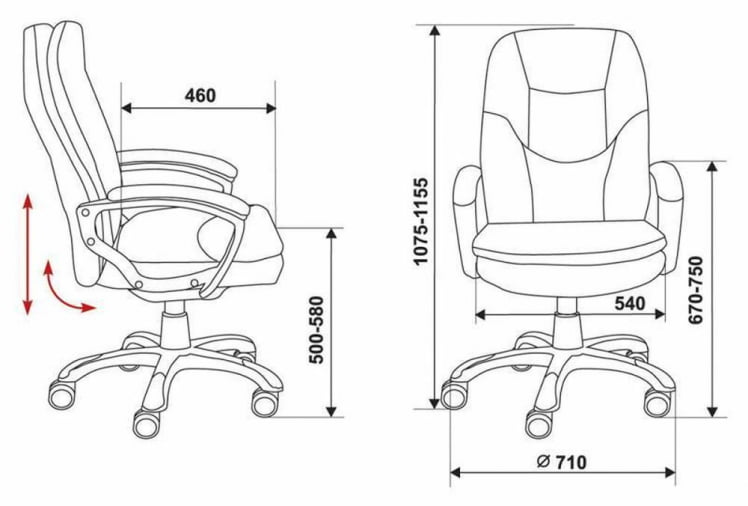 Кресло руководителя Бюрократ CХ-868Н/CОФФЕЕ / CH-868N/COFFEE_5