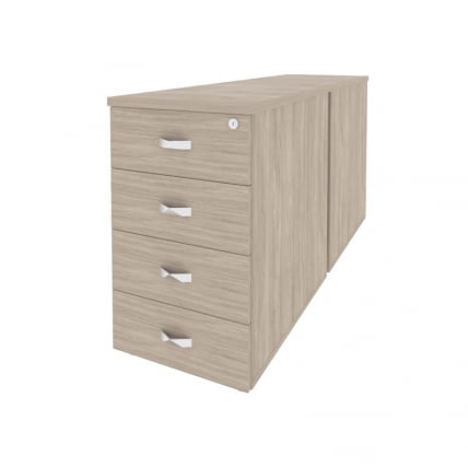 Тумба двойная приставная / опорная ОНИКС О.ТПО-2.7 Дуб Аттик / ONIX O.TPO-2.7_0