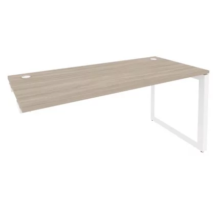 Стол-приставка на О-образном м/к к опорным элементам ОНИКС О.МО-СПР-4.7 Дуб Аттик/Белый / ONIX O.MO-SPR-4.7_0