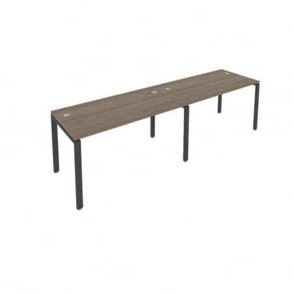 Рабочая станция на 2 раб.места Метал Сйстем Б.СМ-2.3 Вяз/Антрацит / Metal System_0