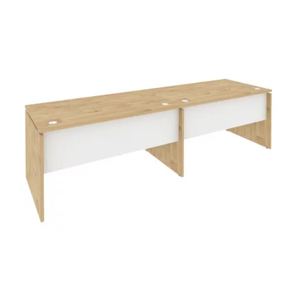 Рабочая станция ОНИКС О.РС-2.3.8 Тиквуд Светлый/Белый / ONIX O.RS-2.3.8_0