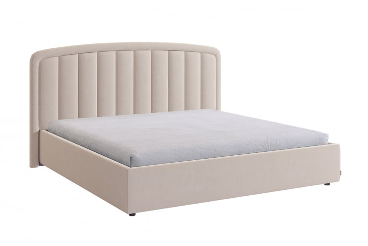 Кровать 1.8 Сиена 2 с подъем. механизмом ЗП.КМ1.8-03 крем (велюр) / ZP.KM1.8-03_0