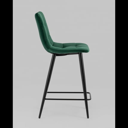 Стул полубарный Джанго велюр Зеленый_4