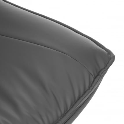 Кресло лаунж Космо экокожа, графит / Cosmo_7