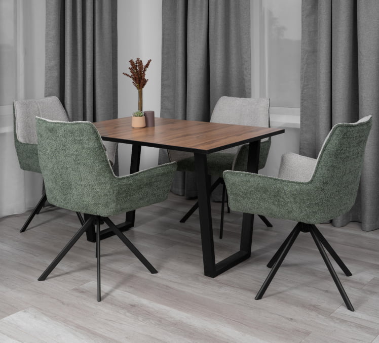 Стул Мурано/Мурано опора 360, букле, изумруд-опал (Бетсй) / Murano/Мурано (Betsy)_15