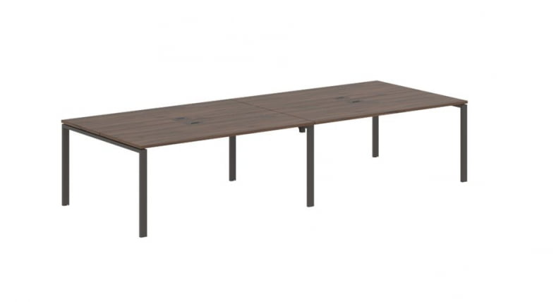 Бенч-система 4-местная ЕДИС ЕУВСТ 3513 Дуб Денвер темный Мокко / EDIS EUWST_0