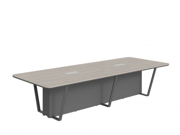 Стол для заседаний Лине СФ-571734.1 Дуб серый Черный графит / Line_0