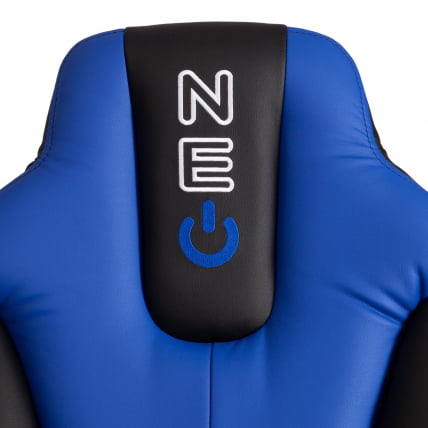 Кресло НЕО 2 (22) экокожа Черный/синий 36-6/36-39 / NEO_7