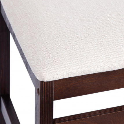 Стул РОСАРИО Многослойная фанера, 39 х 39 х 99 см, Каппучино, ткань бежевая (81/10) / ROSARIO Cappuchino,_6