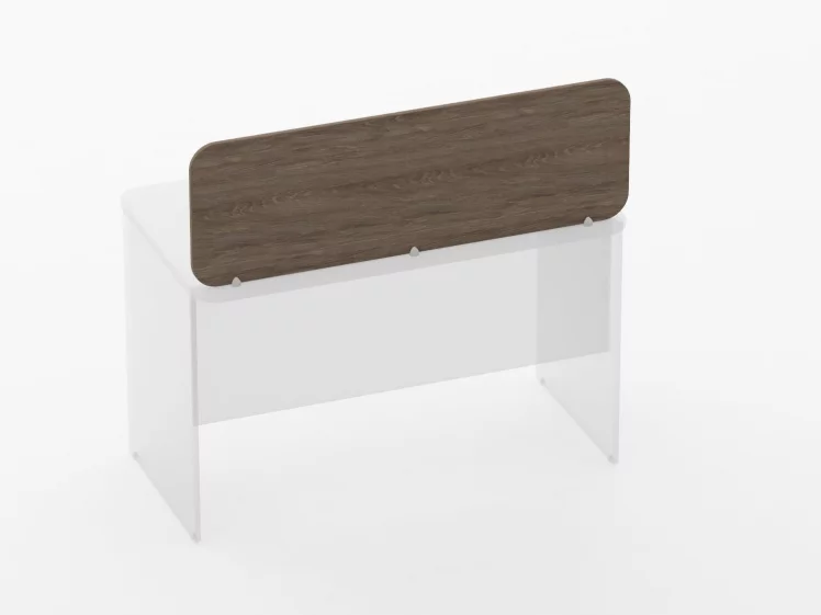 Экран разделительный прямой Глассй 5.14.12 Дуб Верцаска / Glassy_1