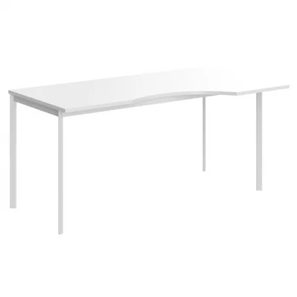 Стол эргономичный ИМАГО-С CА-1С(Л/Р) белый белый полуматовый / IMAGO-S CA-1S(L/R)_0
