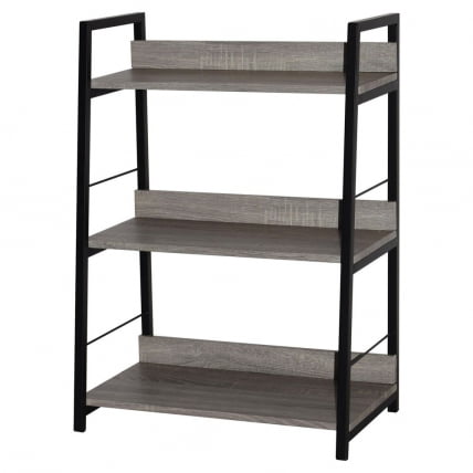 Стеллаж на металлокаркасе БРАБИКС ЛОФТ СХ-002 Дуб антик / BRABIX LOFT SH-002_1