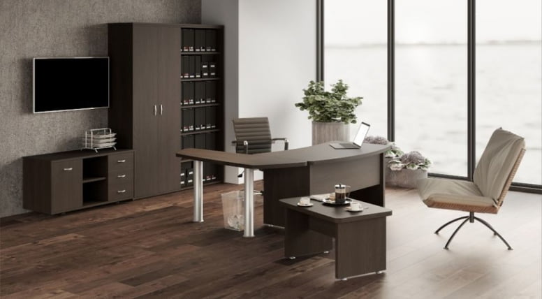 Шкаф закрытый с замком Танго Ш42з Венге_3