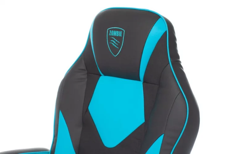 Геймерское кресло Зомбие ГАМЕ 17 Черный-синий / Zombie GAME_9
