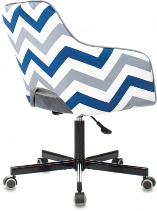 Кресло для оператора Бюрократ CХ-380М Серая жемчужина зигзаг / CH-380M_3