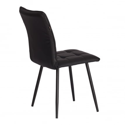 Стул обеденный Бари (2 шт. в упаковке) ЛТ, экокожа , черная, 41х55х89 см / Bari LT,_2