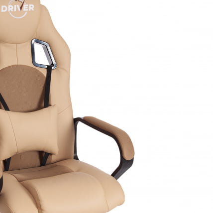 Кресло ДРИВЕР (22) кож/зам/ткань, бежевый/бронза, 36-34/ТВ-21 / DRIVER 36-34/TW-21_11