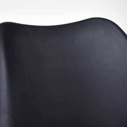 Стул ТУЛИП (мод. 73) / 1 шт. в упаковке дерево/пластик/ПУ, 48.5*52.5*83cм, черный / TULIP (mod. 48.5*52.5*83cм,_5