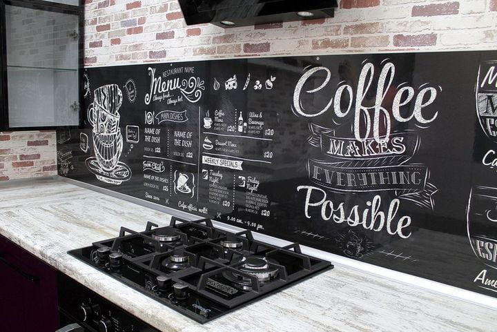 Глянцевый фартук (КОМПОЗИТ) КМ 33 / KM_1