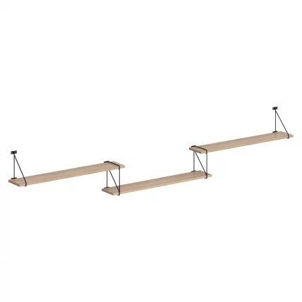 Полка навесная CОФФЕЕ СХ3-РОД/БАР Дуб Сонома Светлый / COFFEE SH3-ROD/BAR_0