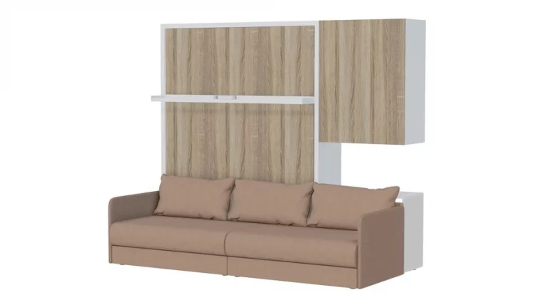 Диван Лайт К 1600 со шкафом Белый Дуб Сонома Либерти 5_0