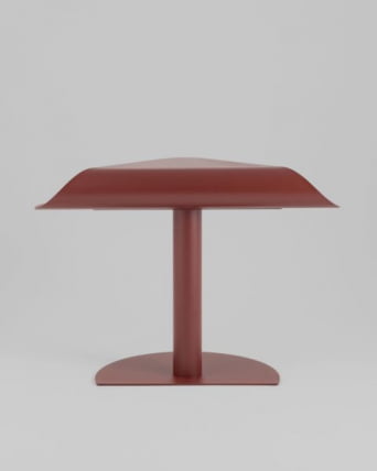 Журнальный столик Корнеа металл бордовый / Cornea_7