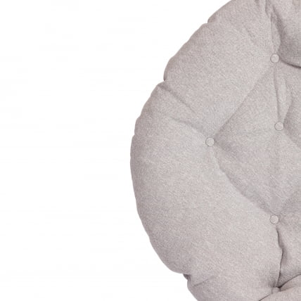 Кресло CЛОУДЕ ХОМЕ рогожка/металл, 97х98х90-96см, серо-бежевый, 3М 16/2 / CLOUDE HOME 3M_8