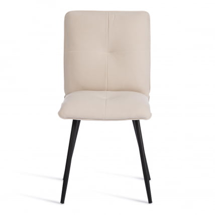 Стул обеденный Свеет флок , 46х55х88, молочный/черный, 4 / Sweet_4