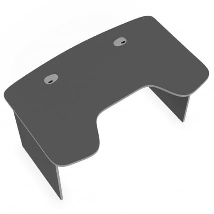 Игровой компьютерный стол СКИЛЛЛ СТГ 1385.1 антрацит/металлик / SKILLL STG_3