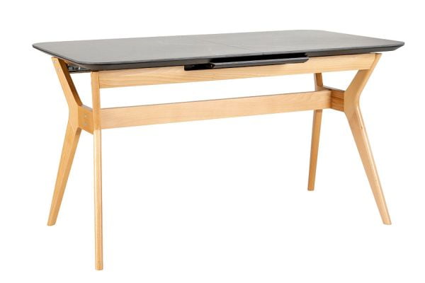 Стол раздвижной Нарвик Серамиc 140-180 Аутоматиc Натур/Дэрк марбле / Ceramic Automatic Natur/Dark marble_6