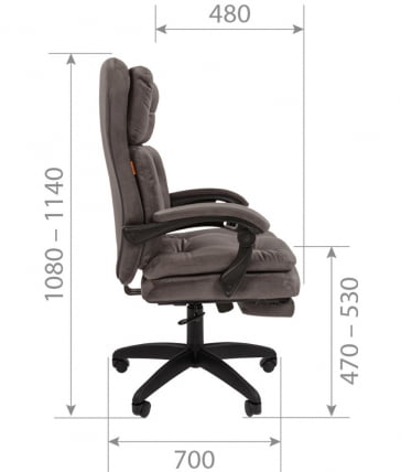 Кресло руководителя CХАИРМАН ДОМ (Хоме) 442 Темно-бежевый / CHAIRMAN (Home)_5