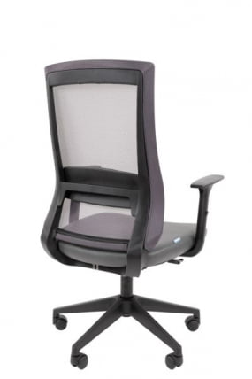 Офисное кресло CХАИРМАН 500 ЛТ (ЛТ) ЭКО Б/П экокожа Серый / CHAIRMAN (LT)_3
