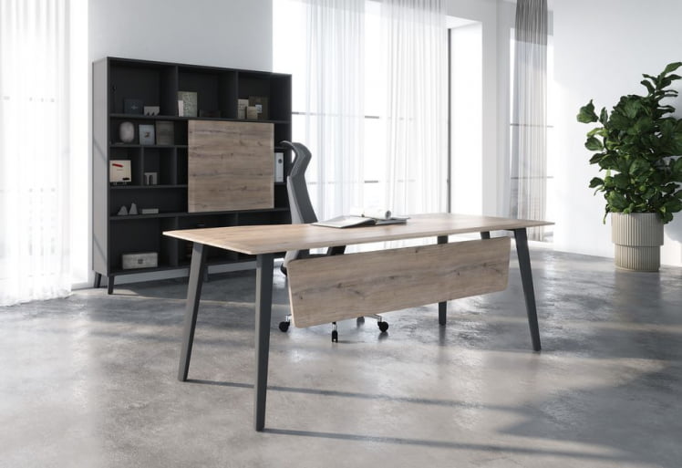 Стол руководителя ДЖАЙ ДЖСТ 1890 Дуб Каньон / JAY JST_1