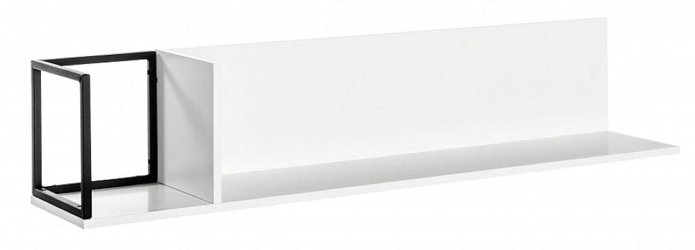 Полка навесная Ситй большая белый / City_0