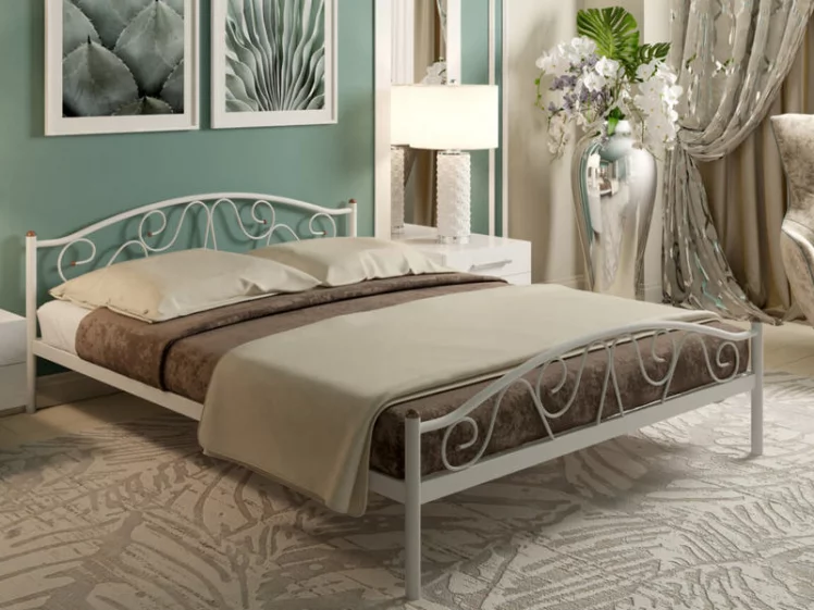 Кровать Ангелина Плус 1600х2000 Красная / Plus_1