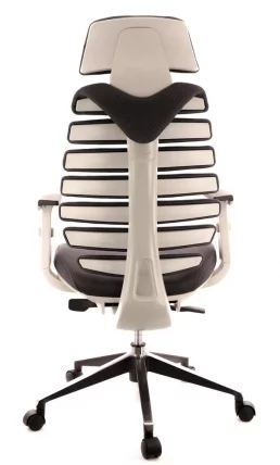 Эргономичное кресло Ерго Блаcк ткань Серый / Ergo Black_3