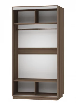 Шкаф-купе двухдверный Экспресс Хит Улица/Ясень шимо тёмный_1