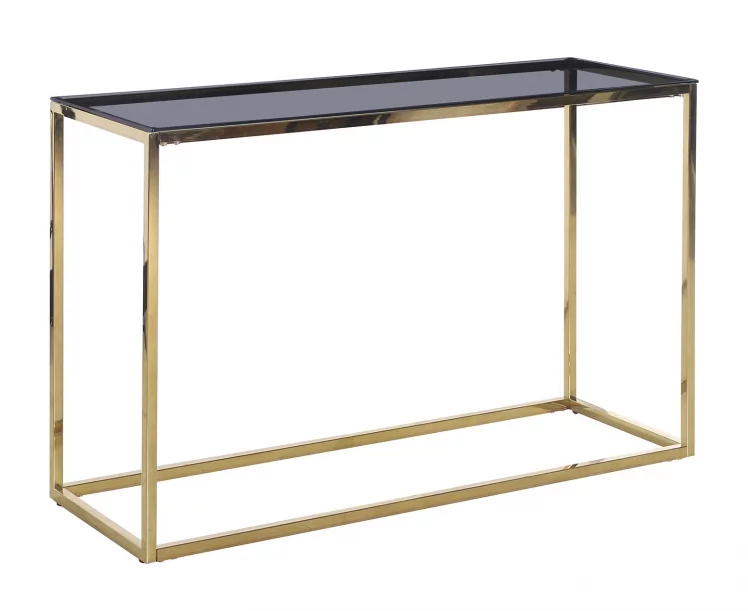 Консоль ТАУН 115кс30 Золото (стекло смоке) / 115x30 smoke)_0