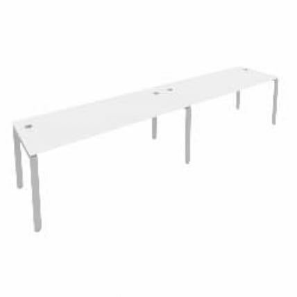 Рабочая станция на 2 раб.места Метал Сйстем Б.СМ-2.5 Белый/Серый / Metal System_0