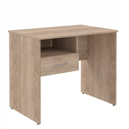 Стол письменный (С-900) Л с левой подвесной тумбой Дуб Сонома Светлый / (S-900) L_0