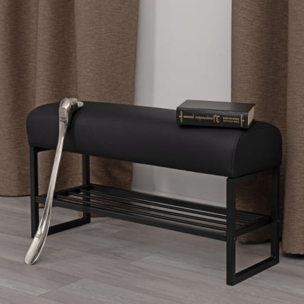 Банкетка-обувница Чарли Лукс/Чарли Люкс БО экокожа , Шарп Черный / Charli Lux/Чарли Sharp_7