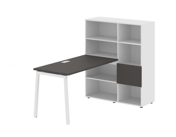 Рабочая станция ЕДИС ЕЛРСТ 1113 Мокко Белый Белый / EDIS ELRST_0