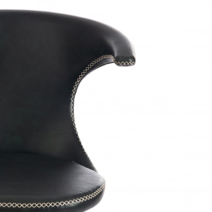 Стул ФЛАИР (мод. 9020) экокожа/металл, 60 х 56 х 78 см , зеленый 14/черный / FLAIR (mod._5