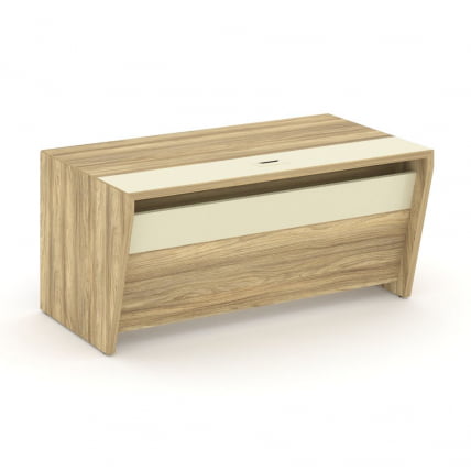 Стол руководителя прямой без тумбы Корнер CОР.СР-16 Гикори Песочный Ваниль / Corner COR.SR-16_0