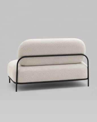 Диван Стоун ткань букле Молочный_4