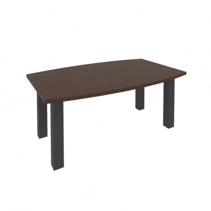 Стол переговорный Фирст КПРГ-2 Венге/Темный металлик / First KPRG-2_0