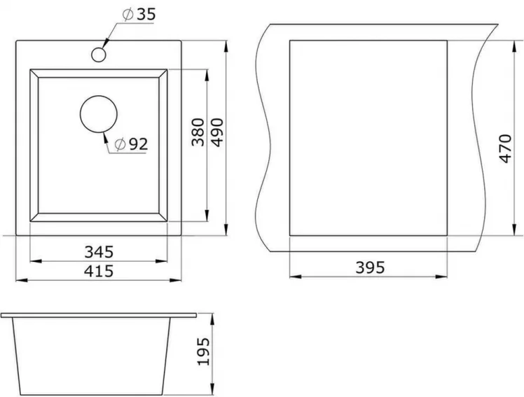 Кухонная мойка ГРАНУЛА 4201 Пирит / GRANULA_1