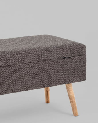 Банкетка Сторми с ящиком темно-серый_2